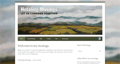 Desktop Screenshot of hotalingmusings.org